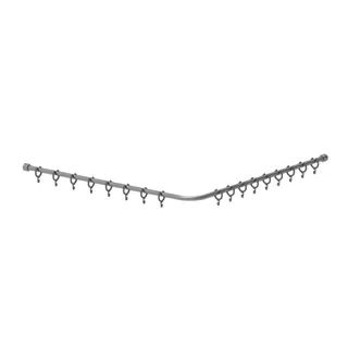 Normbau Inox Care Duschvorhangstange 2065020 Edelstahl – Bild 2