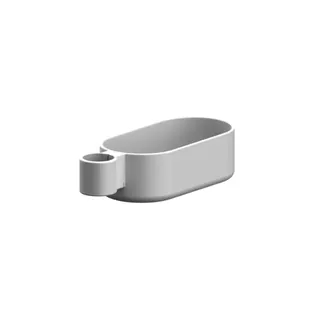 Normbau Nylon Care Duschablage 0925380 Weiß