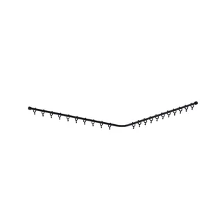 NB Cavere Care Duschvorhangstange 7382120 Anthrazit-Metallic