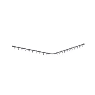 Normbau Cavere Care Duschvorhangstange 7382120 Anthrazit-Metallic – Bild 2