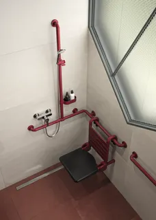 Normbau Nylon Care 400 Brausehalterstange 0488050 Weiß – Bild 4