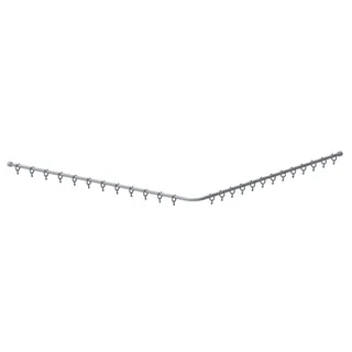 NB Cavere Care Duschvorhangstange 7382150 Weiß