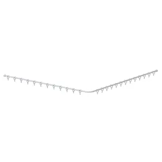 Normbau Cavere Care Duschvorhangstange 7382150 Weiß – Bild 2