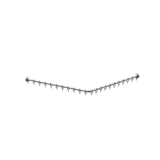 NB Nylon Care 400 Duschvorhangstange 0781040 Weiß