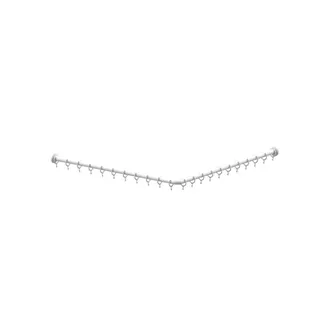 Normbau Nylon Care 400 Duschvorhangstange 0781040 Weiß – Bild 2