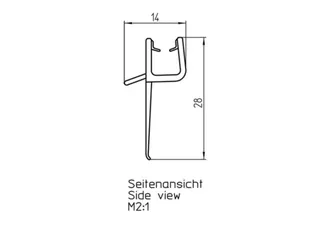 DS Wasserabweisprofil 251017 000: Pressblank