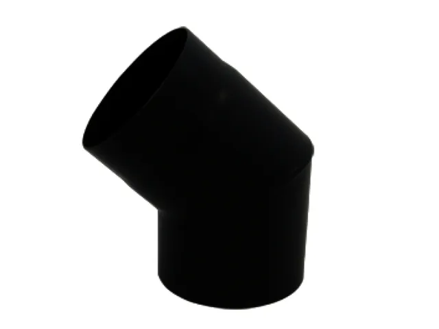 Bertrams ST-Pu Bogen 45 Grad d:180, Form ZE 2 mm pulverb., geschweißt, ohne RV