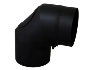 Bertrams Camino Bogen 90 Grad, d:150 2 mm, seno guss-grau, geschweißt, m. Tür