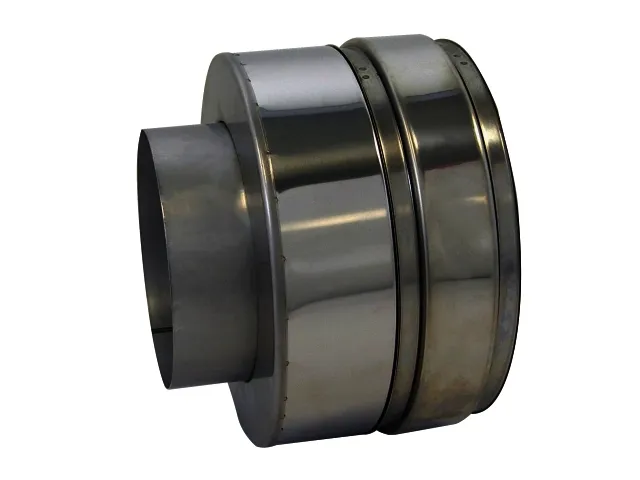 BS DW Abgasrohrkupplung Pro, d:100 MIT ENGEM STUTZEN, mit KLB
