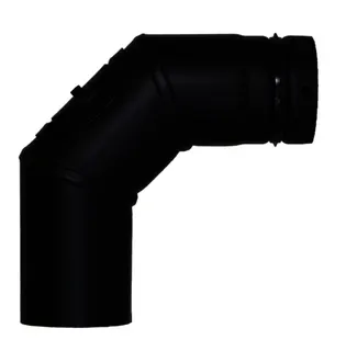 Bertrams Pelletino Bogen geschw., 3-t. 90 Grad d:80, 0,6 mm, seno schwarz, mit RV