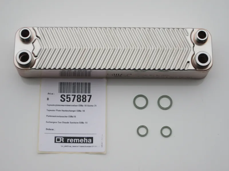 Remeha Plattenwärmetauscher Quinta Combi. S57887
