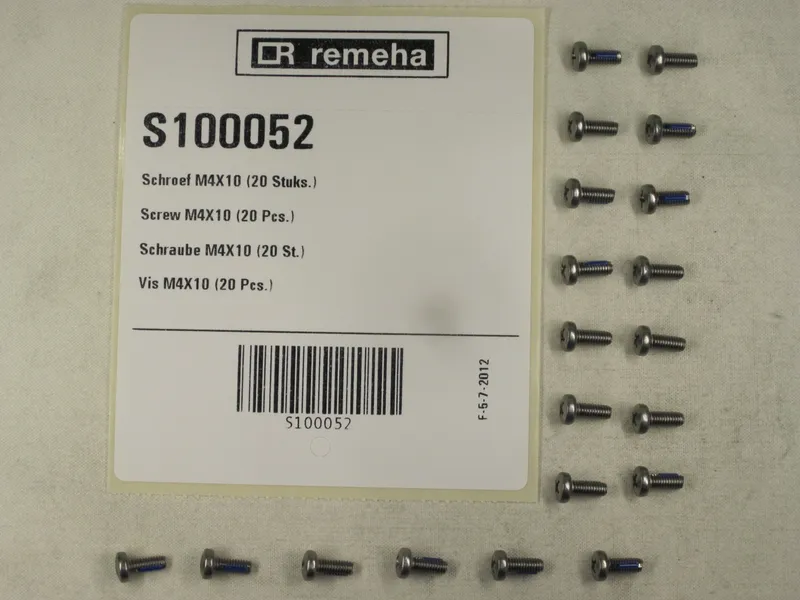 Remeha Schraube M4 x 10 (20x) S100052