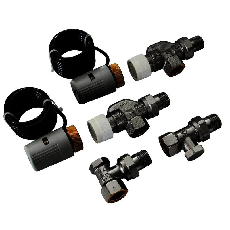 Kampmann Ventilkit f. Katherm Heizkörper, 4-Lt. voreinstellbar, mit Antrieb 24 V
