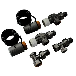 Kampmann Ventilkit f. Katherm Heizkörper, 4-Lt. voreinstellbar, mit Antrieb 24 V