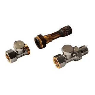 Kampmann Ventilkit Katherm QK nano beigestellt voreinstellbar 2x Verschr. DN15 – Bild 2