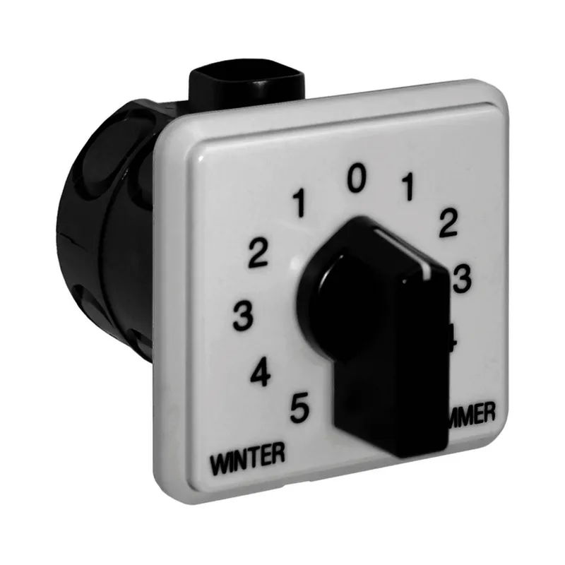 Kampmann 5-Stufen-Sommer-Winter-Schalter Typ 100929 0-1-2-3-4-5 Unterputz, 15 A