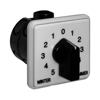 Kampmann 5-Stufen-Sommer-Winter-Schalter Typ 100929 0-1-2-3-4-5 Unterputz, 15 A