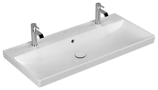 Villeroy & Boch Schrankwaschtisch Avento 1000x470mm re-eckig 2HL. m. ÜL. Stone White cplus – Bild 2
