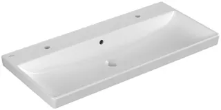Villeroy & Boch Schrankwaschtisch Avento 1000x470mm re-eckig 2HL. m. ÜL. Stone White cplus – Bild 3