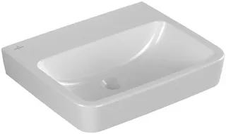 Villeroy & Boch Waschbecken O.novo 550x460mm Eckig ohne Überlauf geschliffen Weiß Alpin – Bild 3