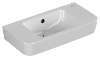 Villeroy & Boch Handwaschbecken Compact O.novo 500x250mm Eckig mit Überlauf Weiß Alpin – Bild 2