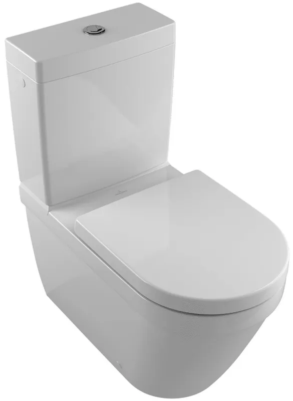 Villeroy & Boch T-WCKombi Architectura 370x700x400mm ov bodenst. Abg. waagr. DF we Alpin c+