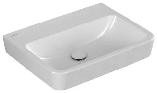 Villeroy & Boch Waschbecken O.novo 600x460mm Eckig ohne Überlauf geschliffen Weiß Alpin – Bild 2