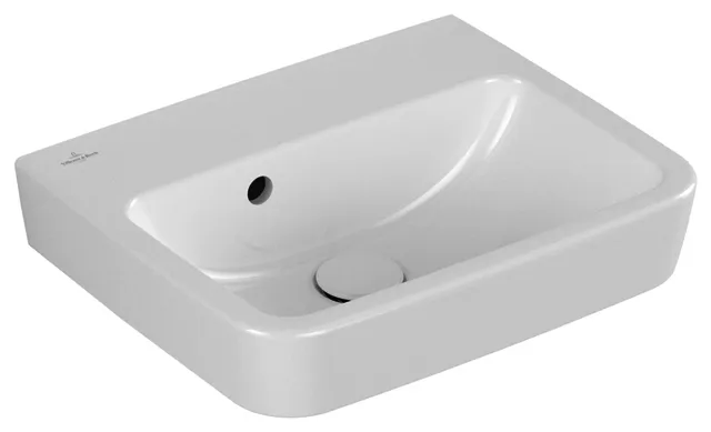 Villeroy & Boch HWB O.novo 450x370mm Eckig m. ÜL. geschliffen Weiß Alpin cplus