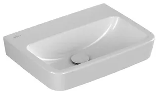 VB Handwaschbecken O.novo 500x370mm Eckig ohne Überlauf Weiß Alpin