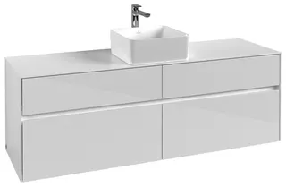 Villeroy & Boch WTUS Collaro C049 1600x548x500mm 4 Ausz. Waschtisch m.tig Glossy White – Bild 2