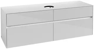Villeroy & Boch WTUS Collaro C049 1600x548x500mm 4 Ausz. Waschtisch m.tig Glossy White – Bild 3