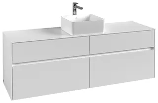 Villeroy & Boch WTUS Collaro C049 1600x548x500mm 4 Ausz. Waschtisch m.tig White Matt – Bild 2