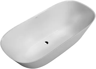 VB Badewanne Theano 1750x800x506mm Duo Freistehend Stone White