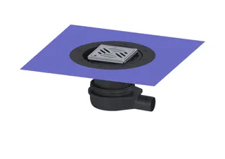 KESSEL-Bodenablauf Der Ultraflache 79 DN 50, Variofix, Designrost Kessel, L&L
