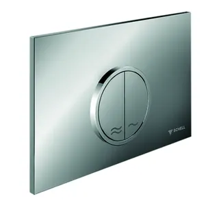 SCHELL WC-Betätigungsplatte CIRCUM Zweimengenspülung, weiß