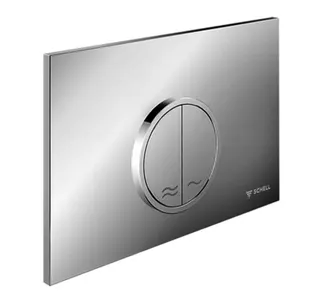 SCHELL WC-Betätigungsplatte CIRCUM Zweimengenspülung, weiß – Bild 2