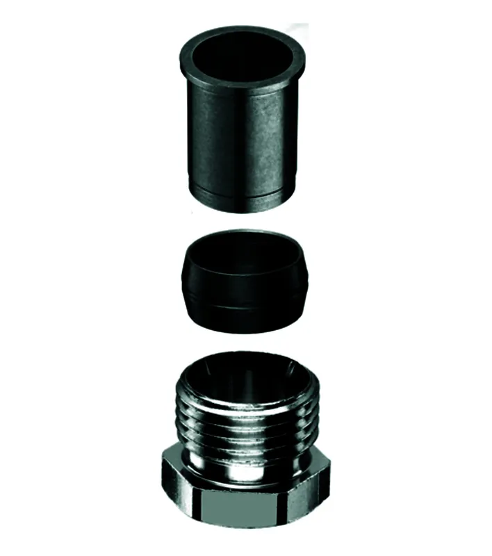 SCHELL Klemmringverschraubung 1/2"x15, mattnickel