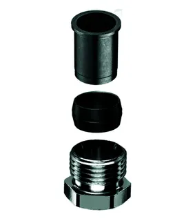 SCHELL Klemmringverschraubung 1/2"x15, mattnickel