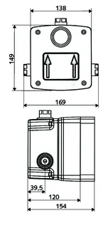 SCHELL UP-Masterbox WBD-SC-K/V Selbstschl., vorgemischtes Wasser – Bild 2