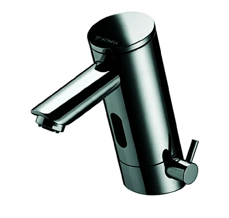 SCHELL Waschtisch-Arm. PURIS E HD-M, Elektron. Mischwasser,ohne Stromv.,140 Ausl.,chrom