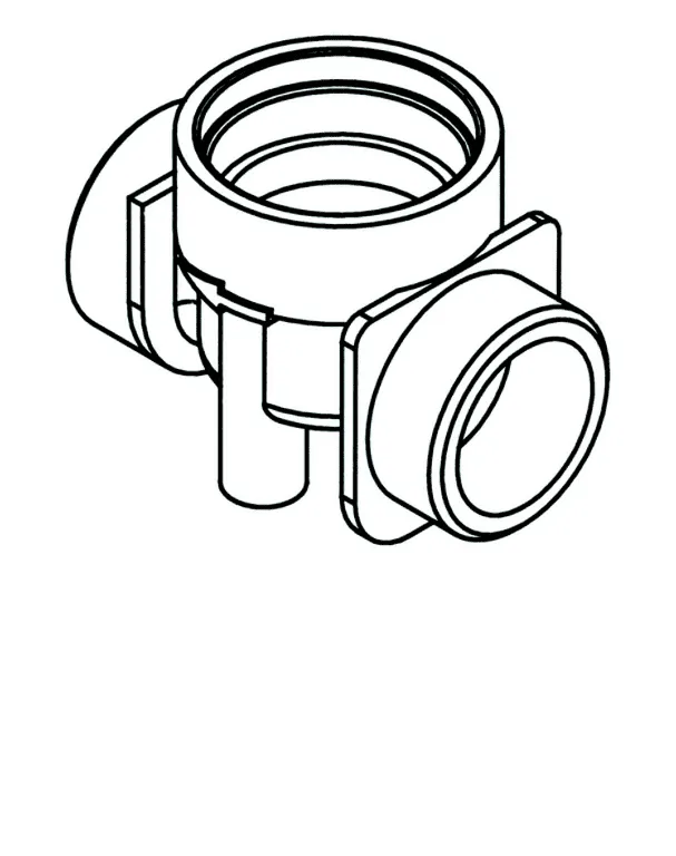 SCHELL Aufnahmegehäuse Kartuschenventil L: 68, 3/4" AG