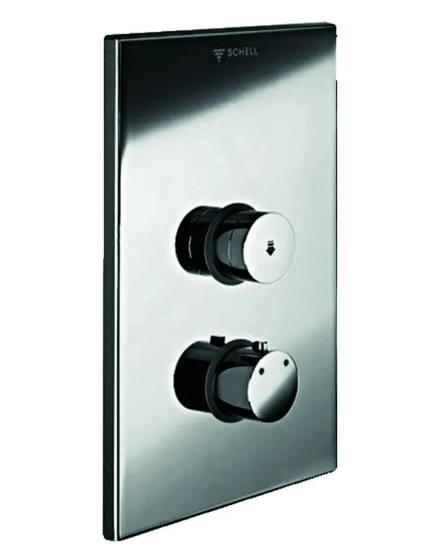 SCHELL UP-Dusche LINUS D-SC-T Selbstschl., Thermostat, chrom