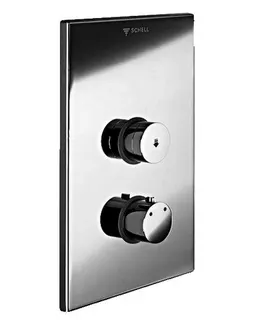 SCHELL UP-Dusche LINUS D-SC-T Selbstschl., Thermostat, chrom – Bild 2