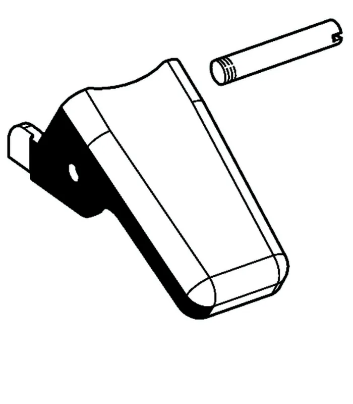 SCHELL Betätigungshebel für SCHELLOMAT DrSp., Modell 2011, chrom