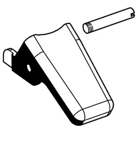 SCHELL Betätigungshebel für SCHELLOMAT DrSp., Modell 2011, chrom