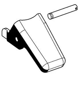 SCHELL Betätigungshebel für SCHELLOMAT DrSp., Modell 2011, chrom – Bild 2