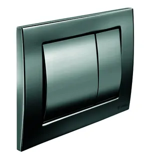 SCHELL WC-Betätigungsplatte FIELD Zweimengenspülung, chrom