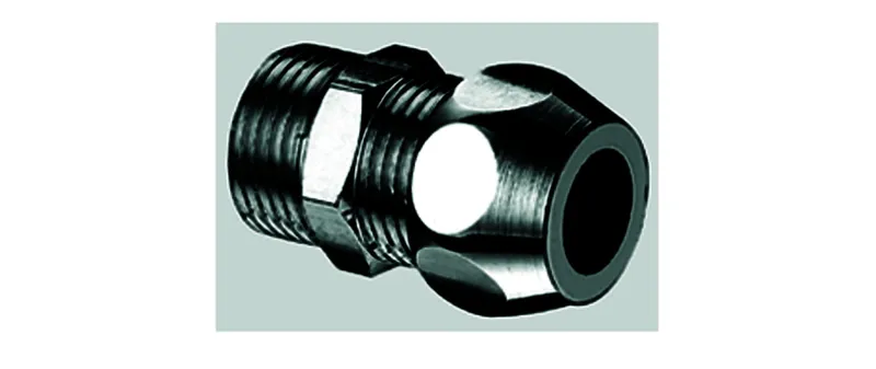 SCHELL Gerade-Verschraubung 3/8"AGx3/8"AG, d:8, chrom