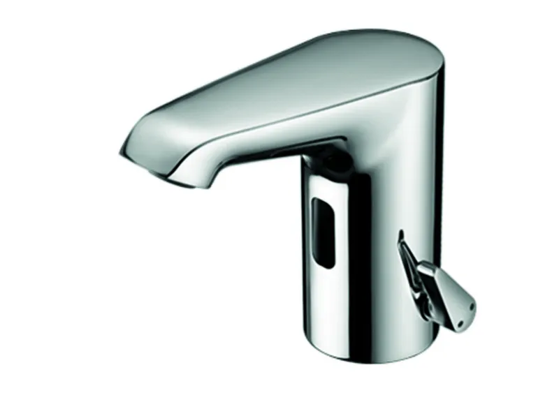 SCHELL Waschtisch-Arm. XERIS E HD-M, Elektron. Mischwasser, ohne Stromv., small, chrom