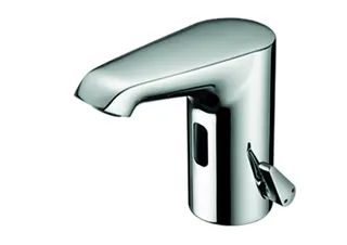 SCHELL Waschtisch-Arm. XERIS E HD-M, Elektron. Mischwasser, ohne Stromv., small, chrom